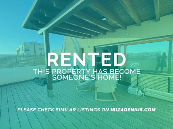 RENTED Beautiful 3-bed apartment with parking for 2 cars in Playa d’en Bossa