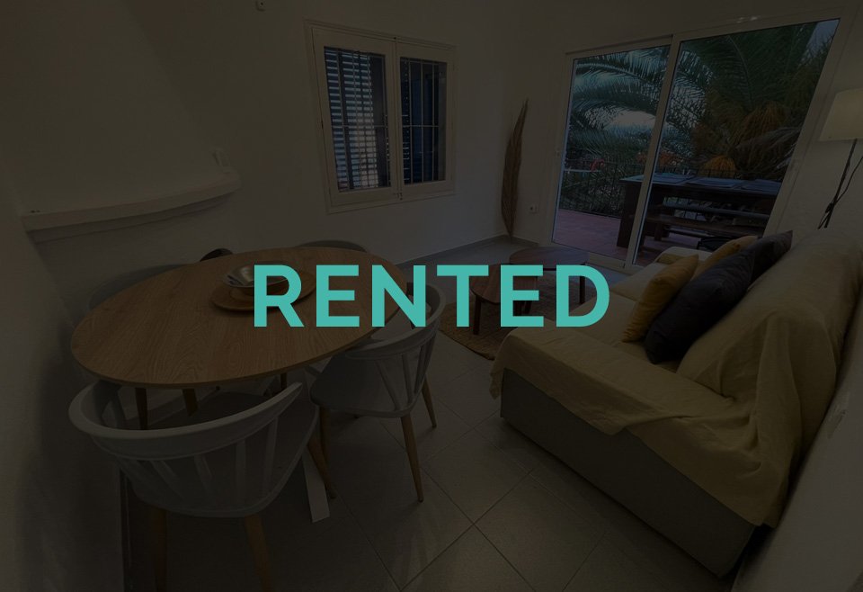 RENTED | Cute 3-bed apartment with sea view in Los Molinos | Off-season Rental