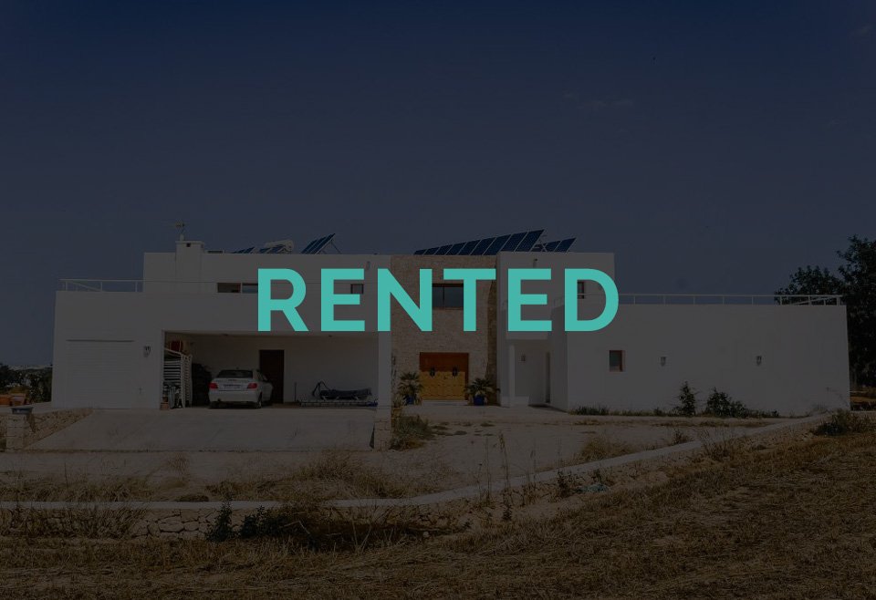 RENTED | Magnificent newly-built 5-bed villa with authentic Ibicenco architecture in Can Tomas | Annual Rent