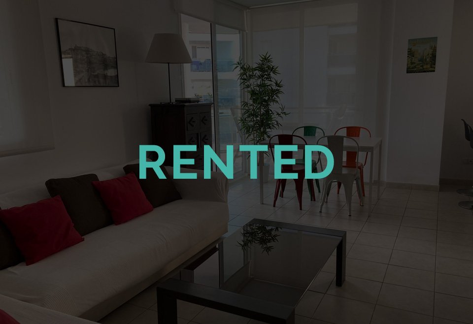 RENTED | Beautiful 2-bed sea view apartment with parking in Marina Botafoch