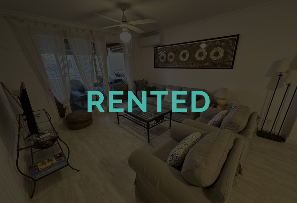 RENTED | Beautiful 3-bed sea view apartment on the first sea line in Santa Eulalia