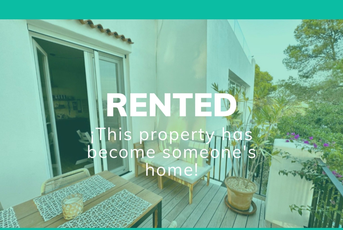 RENTED | Stunning Summer Rental in Cala Gració | 2 Bedrooms and Roof Terrace