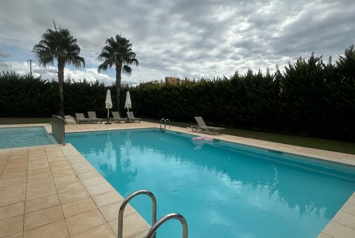 Spacious 3-Bedroom Apartment with Pool and Garden in Can Misses – Annual Rental