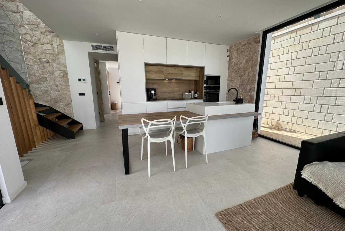 Beautiful 3-bed duplex with swimming pool in Cala Tarida from 15.09.2026-15.08.2027