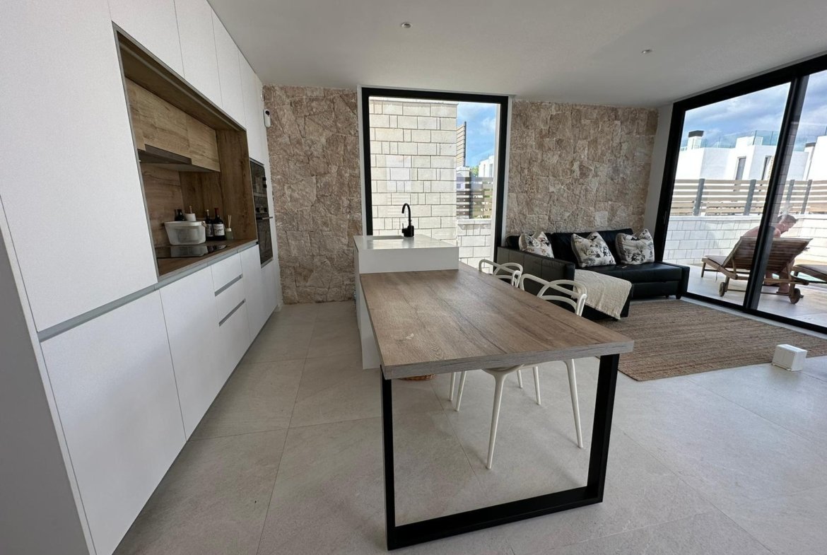 Beautiful 3-bed duplex with swimming pool in Cala Tarida from 15.09.2026-15.08.2027