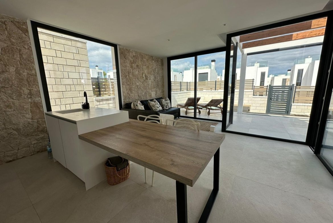 Beautiful 3-bed duplex with swimming pool in Cala Tarida from 15.09.2026-15.08.2027