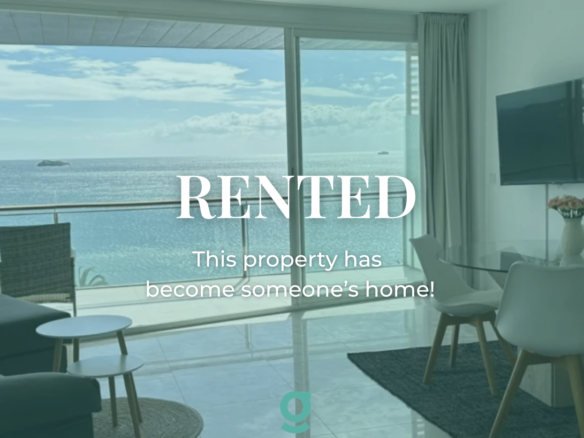 RENTED Amazing sea view apartment in Playa d’en Bossa available for Annual Rent