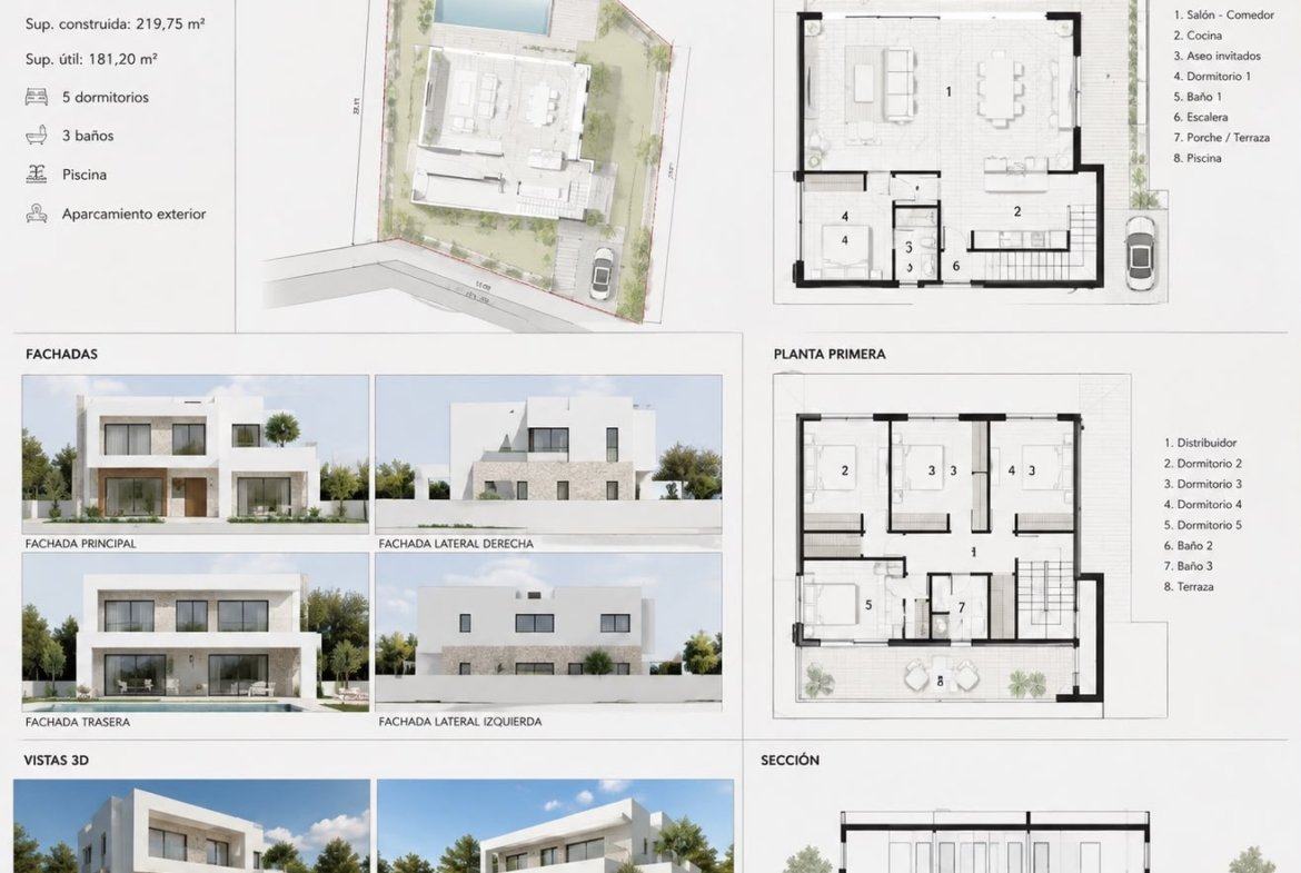 443,90 m2 plot in Ses Torres with a pre-authorized project to build a house | For Sale