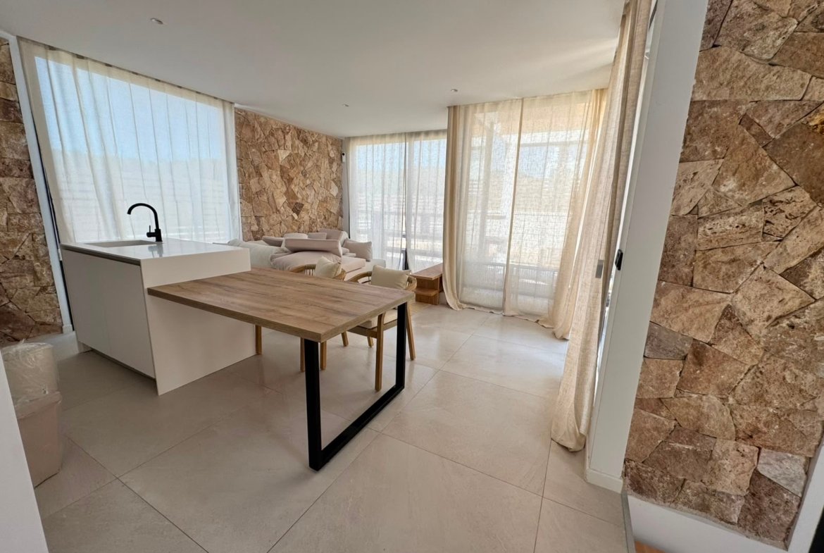 Beautiful 3-bed duplex with Swimming Pool in Cala Tarida Summer 2026