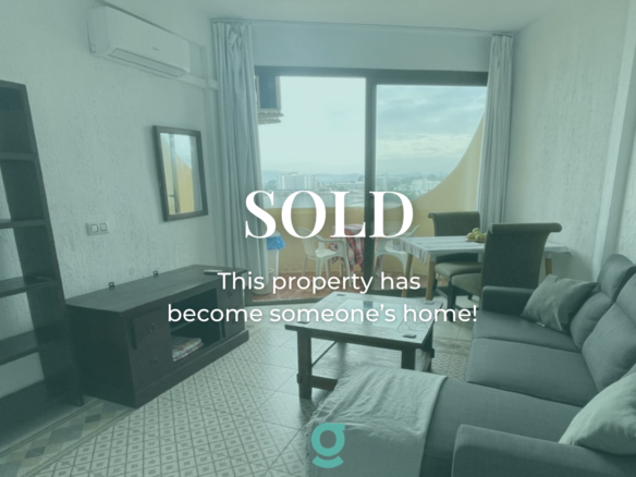 SOLD 1-Bedroom Apartment with Stunning Sea Views in Cala de Bou
