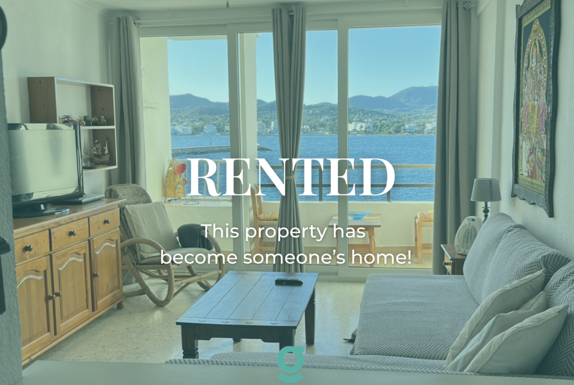 RENTED Charming 1-Bedroom Apartment with Stunning Sea Views – San Antonio Summer 2026