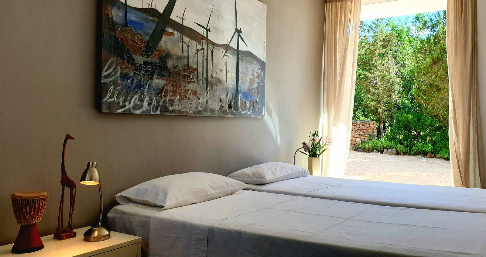 Charming 3-Bedroom Villa with Pool for Long-Term Rent in Santa Gertrudis