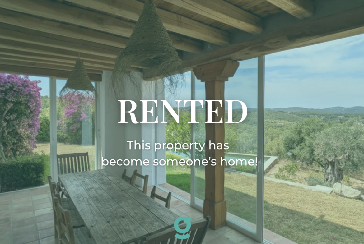 RENTED Typical Ibizan House in San Juan – Annual Rental