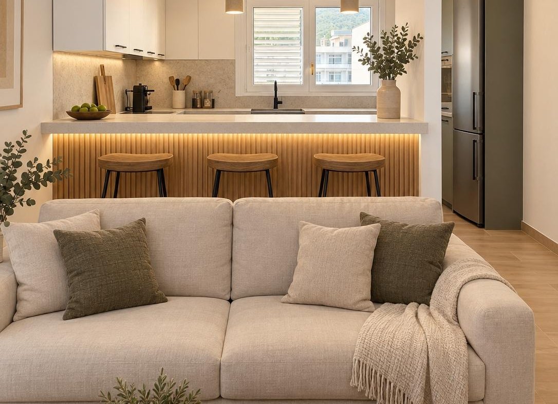 Top-Floor Apartment with 80 m² Private Terrace in Santa Eulalia For Sale