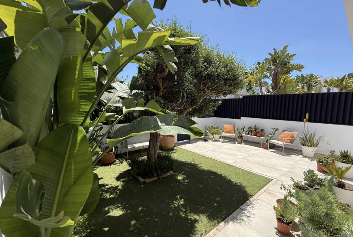 Modern Corner Townhouse with Communal Pool in Jesús For Sale