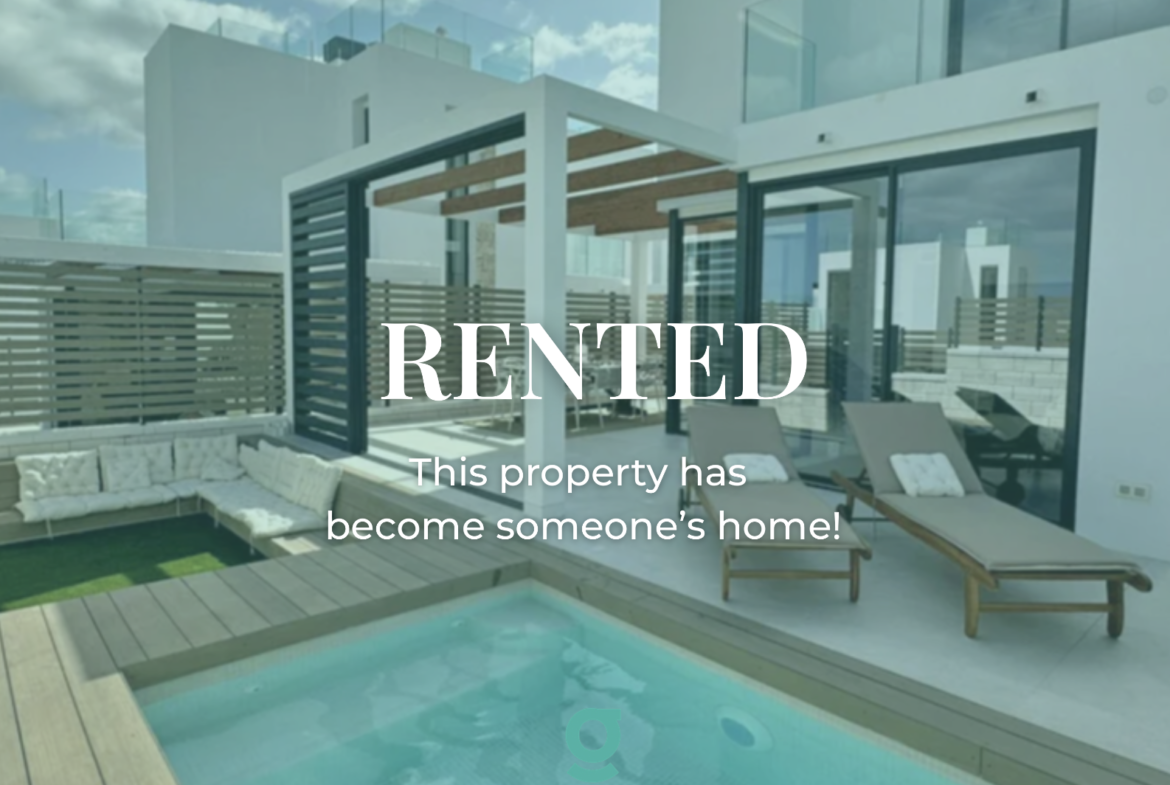 RENTED Beautiful 3-bed duplex with swimming pool in Cala Tarida from 15.09.2026-15.08.2027
