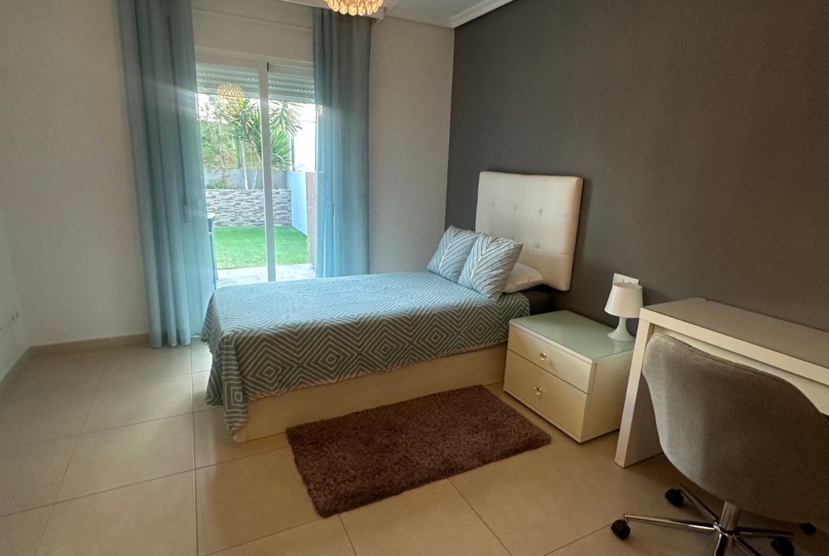 3-Bedroom Groundfloor Apartment with Private Pool for Long-Term Rental in Es Viver