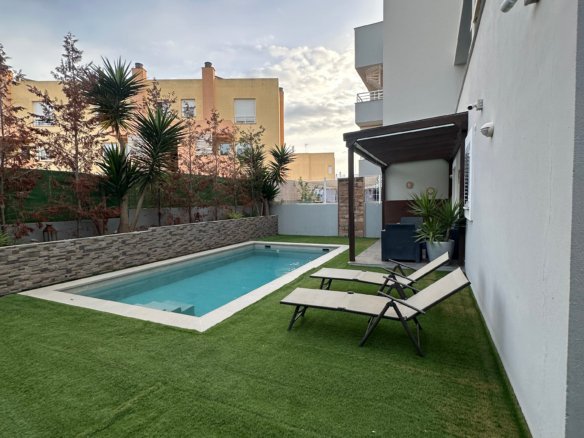 3-Bedroom Groundfloor Apartment with Private Pool for Long-Term Rental in Es Viver