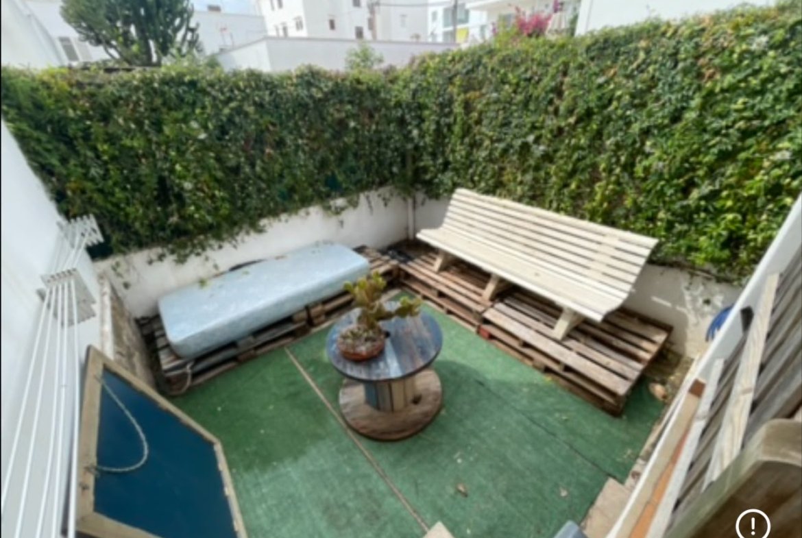 Ground Floor Apartment with Garden for Long-Term Rental in Santa Eulalia